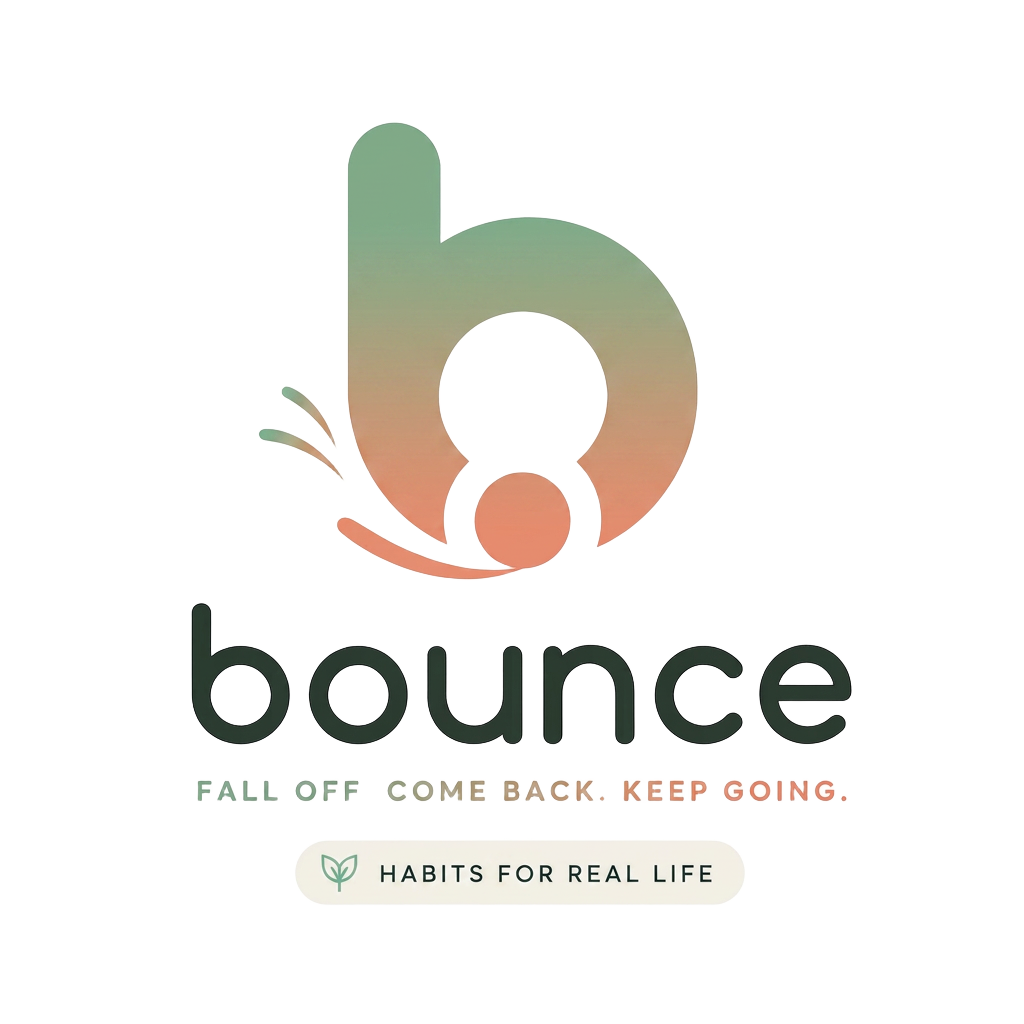 Bounce, a comeback system for habits